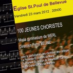 100 Jeunes Choristes Eglise St Paul de Bellevue